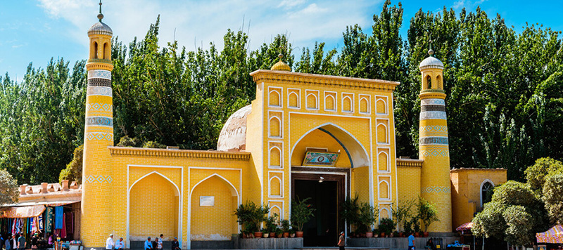 新疆カシュガル　エテイガル寺院