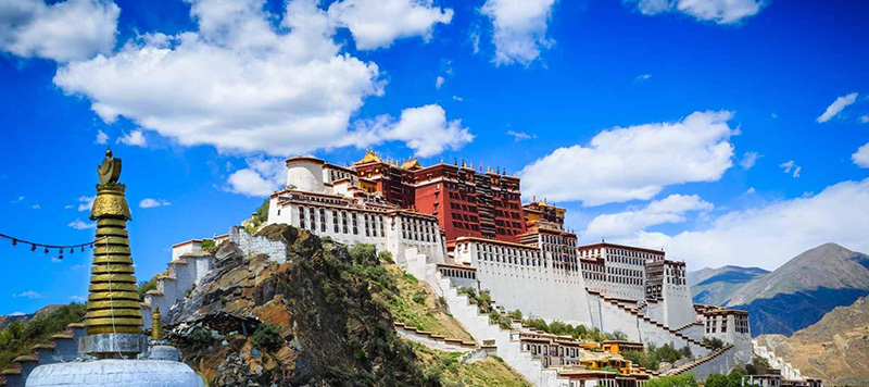 チベットラサ　ボタラ宮（布達拉宮）
